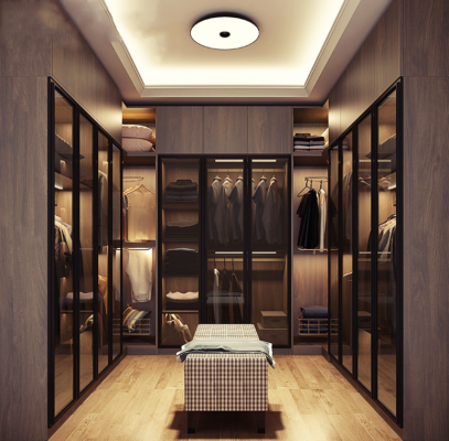 tủ cánh kính màu